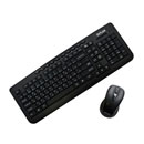 Клавиатура Delux DLD-3115OGBG+мышь  Wireless, Black/White.